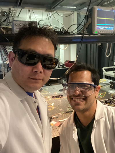 Rajdeep Banerjee in the Adie lab