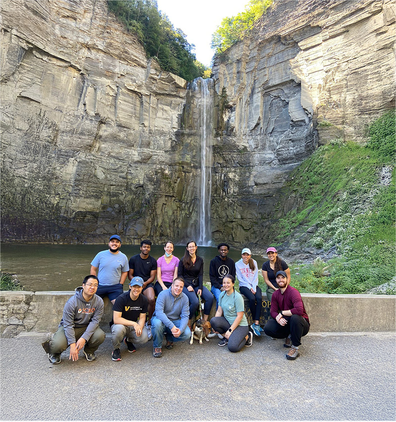 2023 community hike to Taughannock falls. 