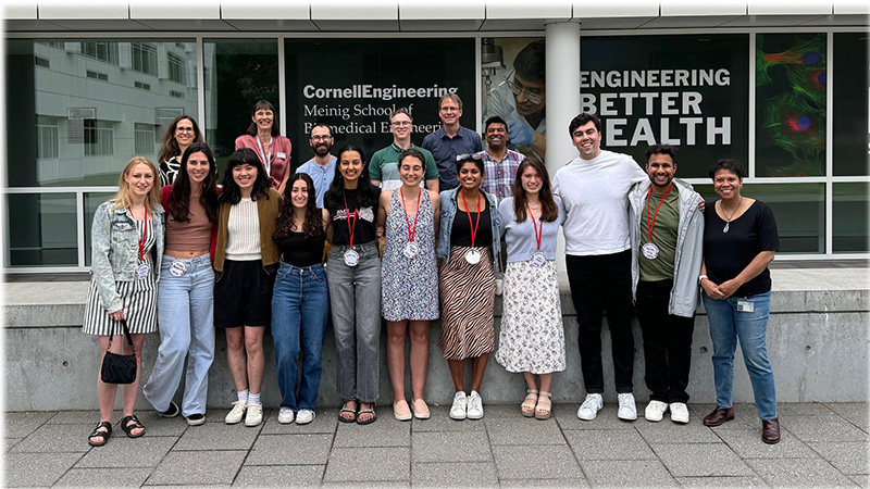 Members of the Class of 2019 with faculty standing together in front of Weill Hall